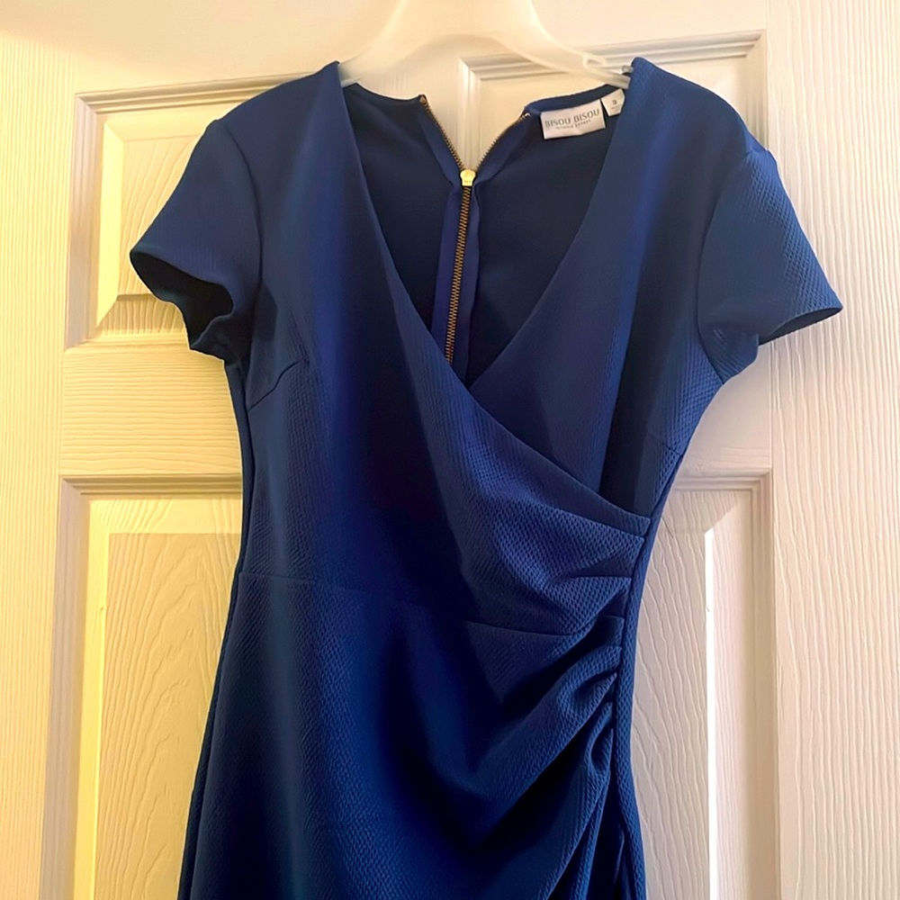 Bisou Bisou blue dress. Size 2.